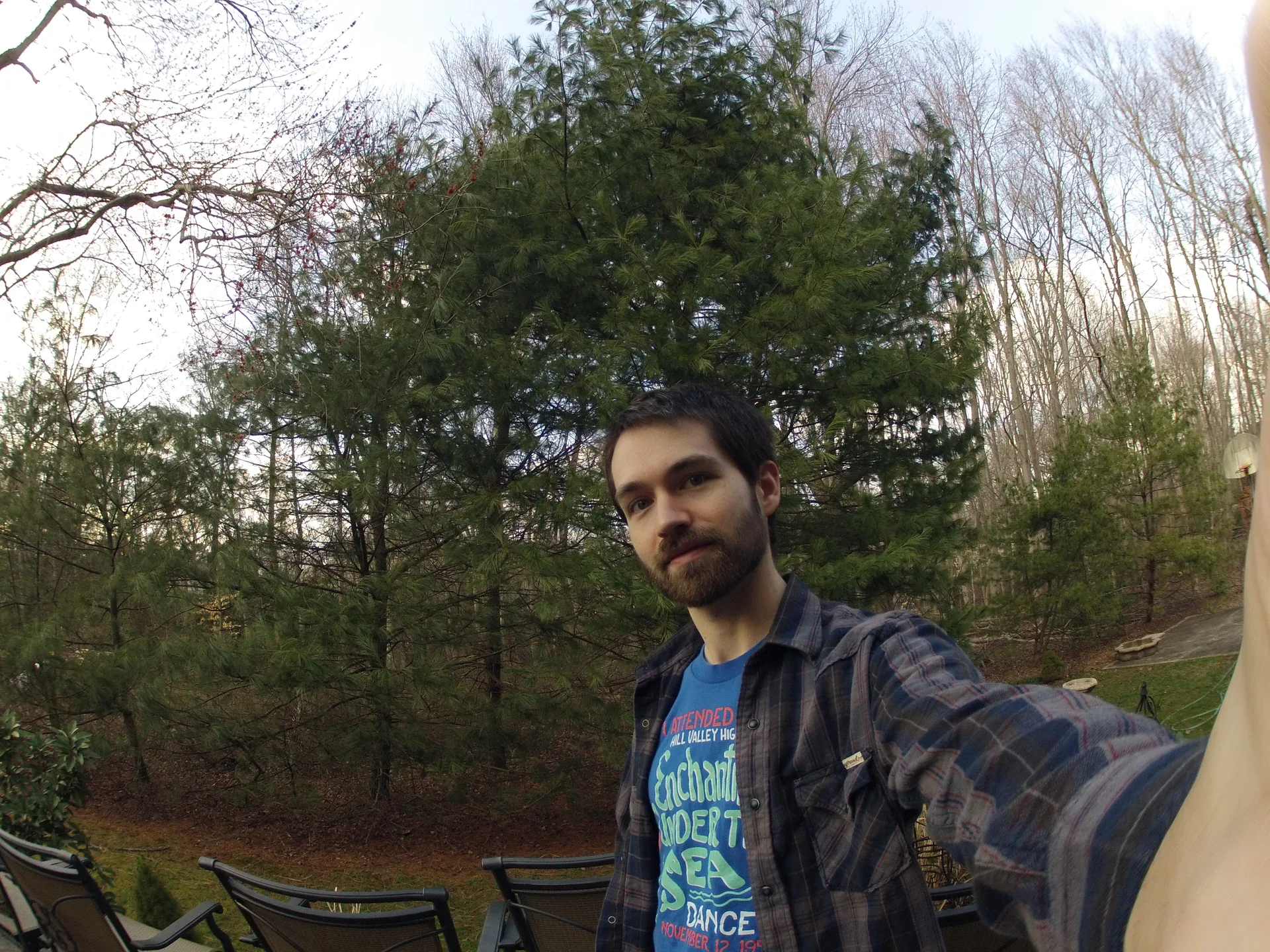 Photo before the trail, April 11, 2012