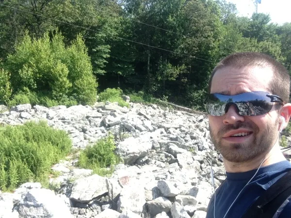 Photo on the Appalachian Trail near Lehigh Gap, Pennsylvania, June 24, 2013
