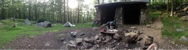 Photo on the Appalachian Trail near Harriman State Park, New York, July 11, 2013